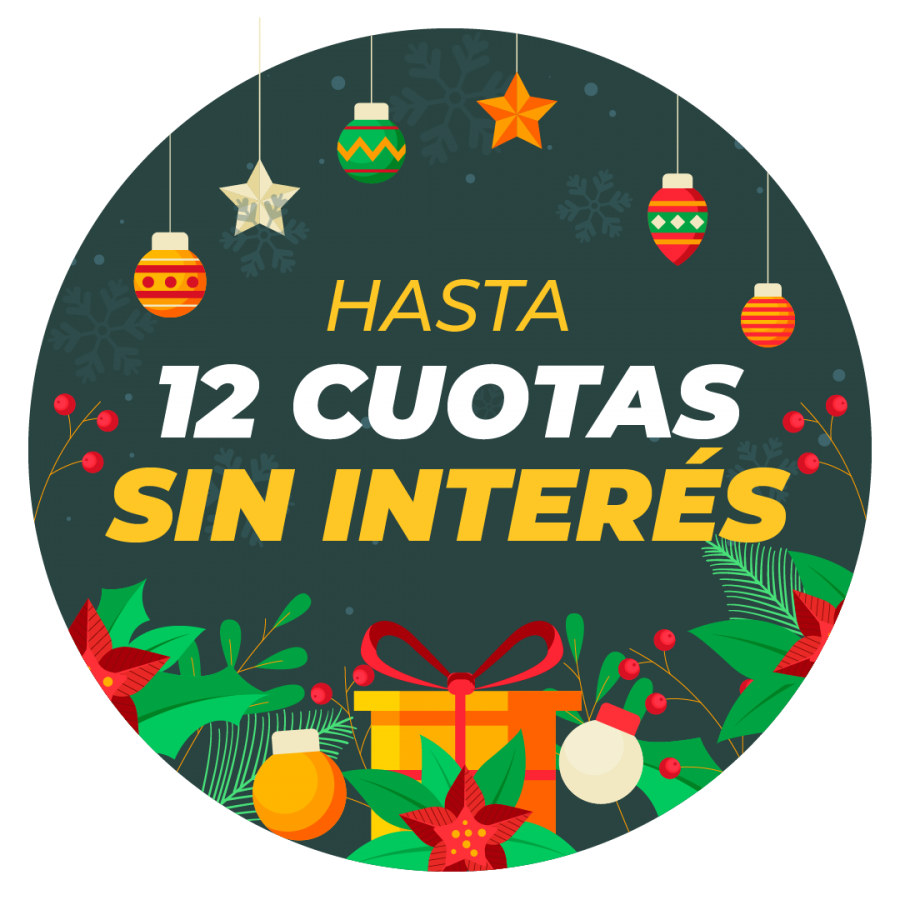 Hasta 12 cuotas SIN INTERES!  